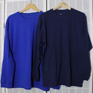 Men’s NAVY cotton long sleeve top MHA23
